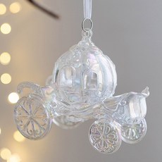 Home Flow透明的極光色聖誕樹裝飾 辛德瑞拉馬車, 極光透明, 1個