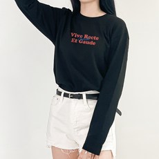 험블스튜디오 여성용 통기성 레이어드 코튼 긴팔티 FF_168