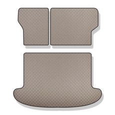 지엠지모터스 퀼팅가죽 차박 트렁크매트, 기아신형 스포티지 NQ5 2022년 이후, 코튼베이지