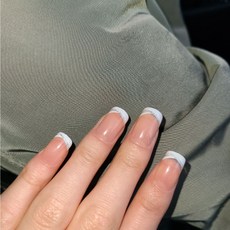 ZENON 黏貼式美甲片, 1個, 22 銀線風衣