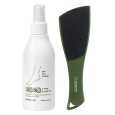 누아벨린 보들보들 발 각질제거제 200ml + 풋파일 세트, 1개
