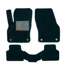 CHAMOA 확장형 뉴 코일매트 차량용 카매트 1열+2열, K701 셀토스, 올블랙, 기아