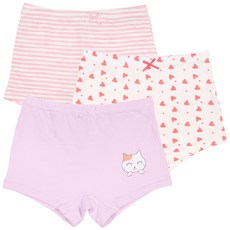 valentino christy 女童學生 Petit Heart 四角內褲 3件組