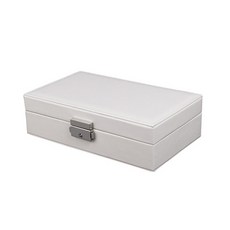 皮革鎖扣單層珠寶盒 CJ-RA53, 1個