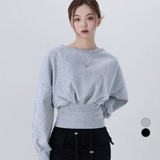 Awesomearound 女款船領收腰長袖上衣