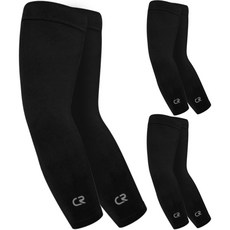 Crocodile 鱷魚 無縫袖套3件組, 黑色