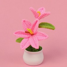 Allode 彩色靈骨塔人造花, 19 粉紅百合