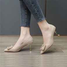 bellepe 女款 Chamer 水鑽裝飾高跟鞋