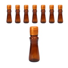 棕色圓形大蓋金油瓶, 8入, 75毫升