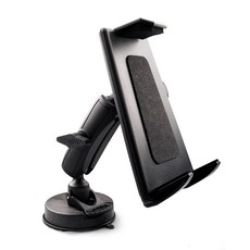 ARKON 按鈕式強力吸盤車用玻璃儀表板平板支架 TABPBRM079, 黑色, 1個