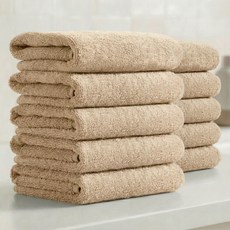테리크 호텔수건 150g 30수 면사, 베이지, 10개