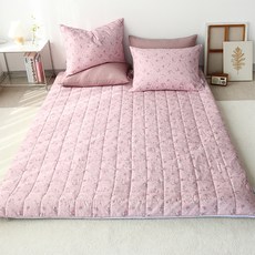 AMANTE Fleur 2 絎縫床墊套, 粉色的