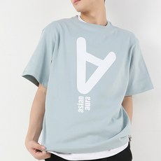 auraq 20支棉開衩透氣短袖T恤 101A