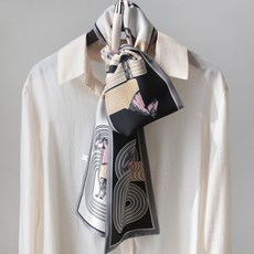 바비수 보니맥시 롱 타이 스카프