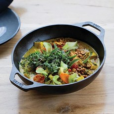 LODGE 電磁爐適用雙耳圓形鑄鐵小炒鍋 美國製, 1個, 23cm