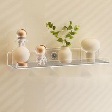 썸즈마인 인테리어 벽 선반, 투명