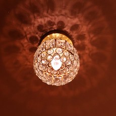 LIGHTING SPACE 寶石造型吸頂燈罩, 金黃色