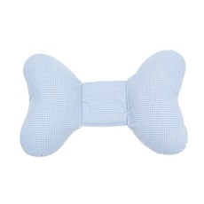 兒童推車蝴蝶結頸枕, 淺藍色