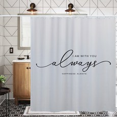 北歐簡約浴室浴簾 Type2 150 x 180 cm L23, 1個, L23(2號)