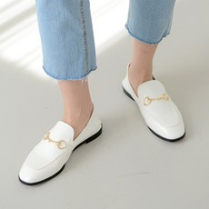 여성용 블랑 체인 로퍼