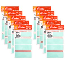 kumhong MS 覆膜索引標籤貼紙 420 196入, 紅色, 10個