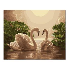 ADICO DIY 畫一對天鵝 PEE01, 混色