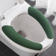 黏貼式馬桶坐墊貼 均碼 2入組, 3個, 綠色