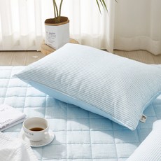 g BEDDING 條紋Huvis Duraron抗菌涼感枕頭套