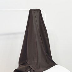 蝴蝶手藝厚實的彩色雪紡布, 150 Dark Brown