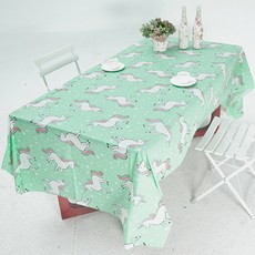 Market Pio一次性微笑愛心獨角獸餐桌布 款式2, 5個, 1件
