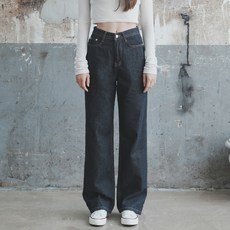 Waar 女款標準/短版寬鬆棉質丹寧褲