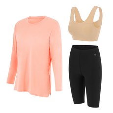 RASH PL 女款多功能長袖3件式全套組