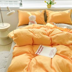 柔軟水洗棉質寢具套組