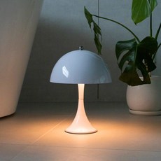 Luaz LED 室內裝飾 桌上型 蘑菇造型燈 短桌燈 氣氛燈 有線型 LUAZ-334, 白色