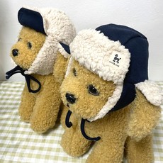 Caniche 寵物狗雙面飛行帽, 海軍藍, 1個