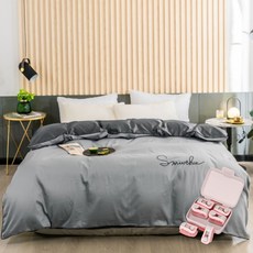 優質純棉被套+棉被固定夾6入組 B05, 款式18(被套)