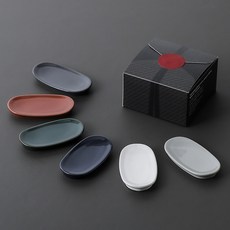 TACKAON Goyu Origin 筷架 6件組, 白色, 淺灰色, 深灰色, 紅棕色, 海軍藍, 深綠色, 1套