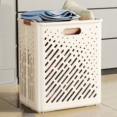 Sonio 堅固多用途摺疊洗衣籃, 03 一般 奶油色