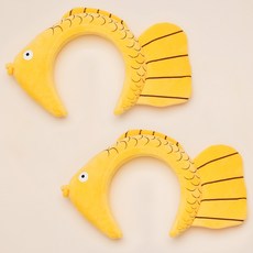 joyparty 鯛魚燒髮箍, 混合顏色, 2個