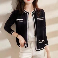 Chichills 女款 Manuel 鈕扣口袋長袖針織開襟衫 12197