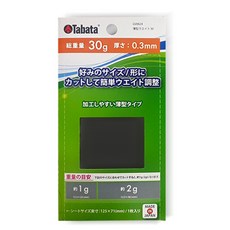 日本 Tabata 揮桿重量平衡鉛片 板狀 GV-0624, 單一顏色