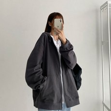 안다로미 파이파이 빅사이즈 후드집업