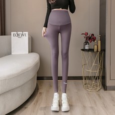 나일론 심리스 하이 심플 임산부 레깅스