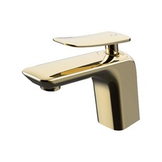 시원코리아 원홀 세면기 수전 골드 F1-340, 1개