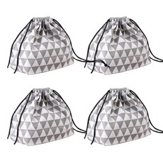 The Flow 方便好用的布質野餐便當袋 017, 4個