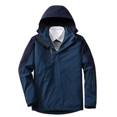 男款胸前口袋點綴防風外套 KR 527