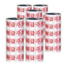 Bugwang teipeu 警告標誌盒膠帶 48mm x 50m, 30個