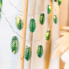 I'm Flex 北歐風格聖誕葉子LED燈串 松針型 20燈, 單一顏色