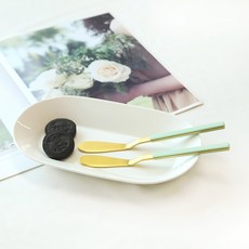 Bogen Armand 金色奶油刀, 哈密瓜綠, 2個