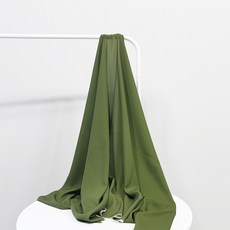 蝴蝶手藝厚實的彩色雪紡布, 38 Bean Green